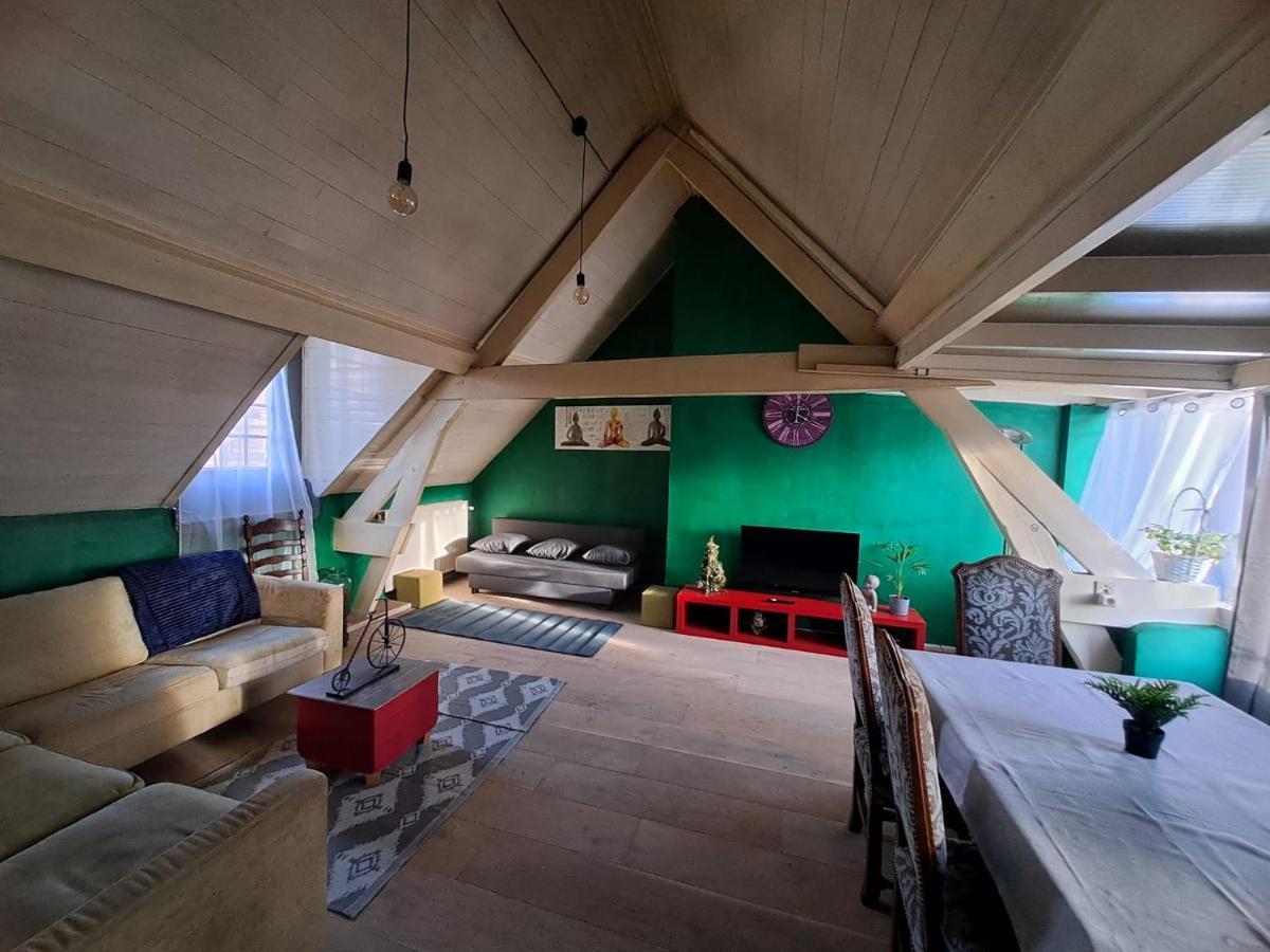 The Green Retromodern Duplex Apartment Antwerp Luaran gambar